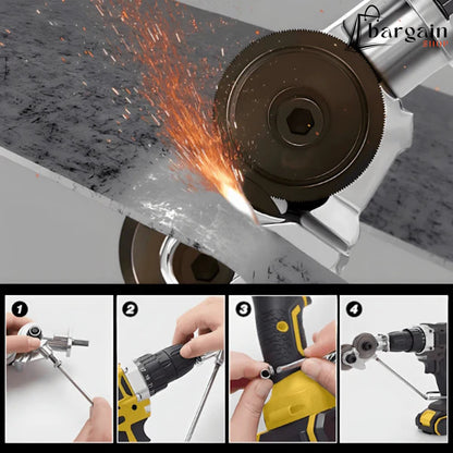 Nastavak za bušilicu - sjekač lima