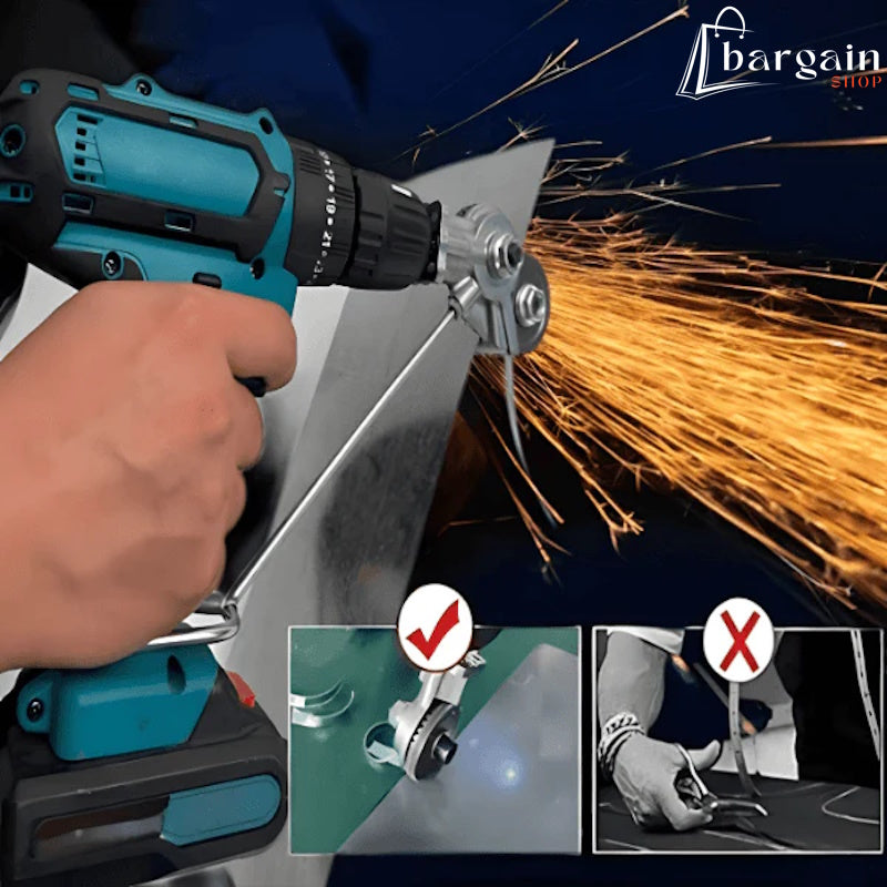 Nastavak za bušilicu - sjekač lima