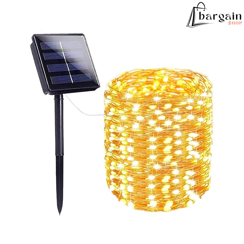 Solarne novogodišnje lampice (10 metara)